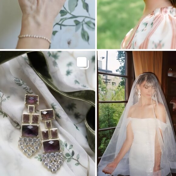 Stunning Nicola BathieArt Deco Earrings - Picture 9 of 10